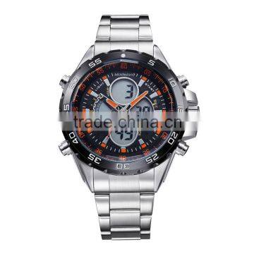 2015 FAMOUS BRAND !!!Build your watch brand hottime watch men stainless steel case 3ATM water resistant