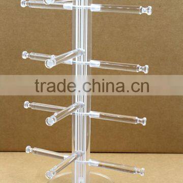 Wholesale High Quality Retail Free Standing Acrylic Sunglasses Rayban Display With 4PCS Glasses photo-4
