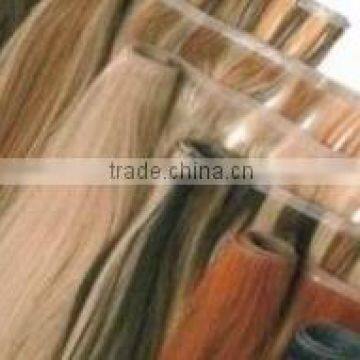 High Quality 100% Human Hair Extension pu Skin Weft.