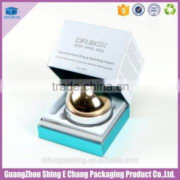 Inside the Plastic Holder Silver Cardboard Recycled Cosmetic Boxes photo-3