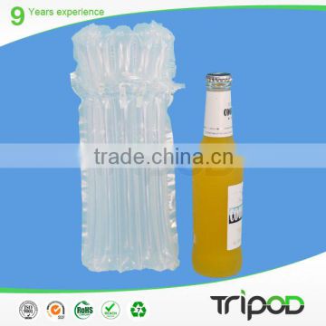 Wine Bottle Cooler Packaging Bags , Plastic Air Cushion Bag