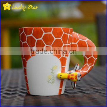 Ceramic 3D Animal Shape Mugs for Coffee or Tea Novelty Cups Food Grade Stoneware photo-4