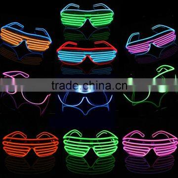 LED Glasses Shutter Sunglasses Light Up Shades Flashing Rave Wedding EDC