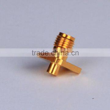 RF SMA 4 holes bulkhead panel mount connector