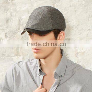 plain black jean french new ivy sport cap for lovers km-3065