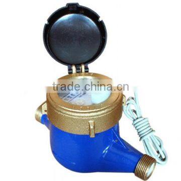 Electric remote reading dry-dial type cold/hot water meter(plastic material )