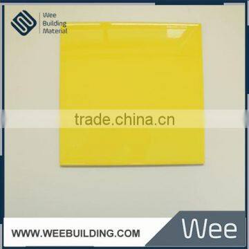 Mono Yellow Color Tile in Small Size 200x200mm in Foshan Manufacturer