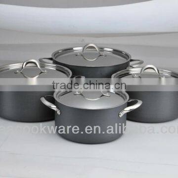 Hard-anodized Aluminum cookware/kitchenware with induction bottom