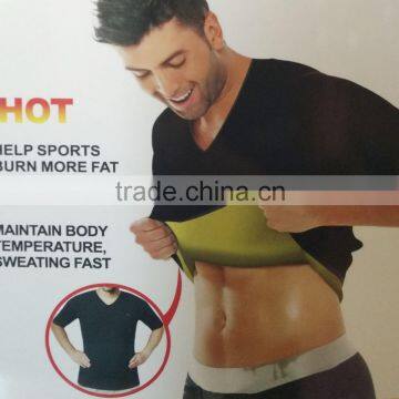 S-SHAPER China Factory 8008 Men`s Camiseta Ultra Sweat Shirt Sports Sweat Enhancing T-shirt Weight Loss Control Tank Top