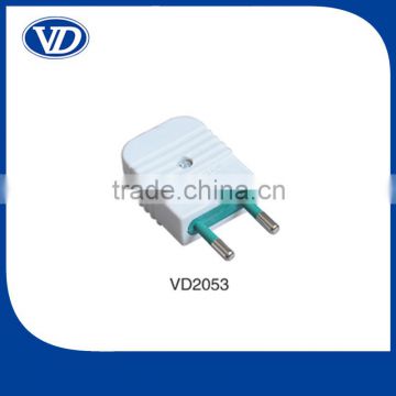 European plug/ 2 round pin plug VD2053