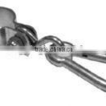 Galvanized100 MM Collar Hook With Industrial Snap Hook In Carabiner Rigging Hardware Manufacturer