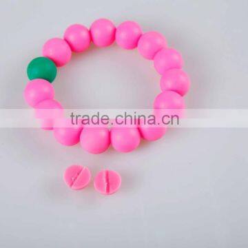Wholesale Cheap 100% Food Grade Beads/ Colorful Silicone Beads Bracelet photo-6