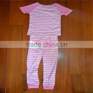 Lovely pink color children girl T-shirt /wholesale baby clothes