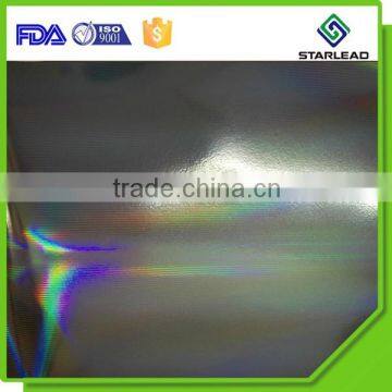 Shiny transparent rainbow film rainbow laser film