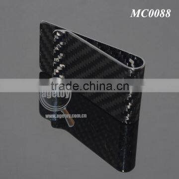 Box Packing Up-market Promotional Wholesale 100% Carbon Fiber Money Clip photo-3