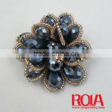 Elegant Crystal Rhinestone Appliques for Wedding Dress