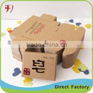 Custom logo cosmetic paper box with window