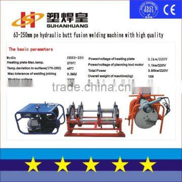 SH63-250hydraulic Hdpe Butt Fusion Machine With High Quality