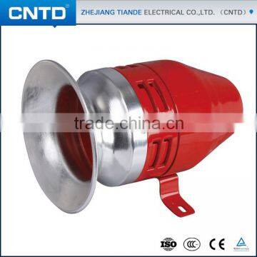 CNTD Factory Supply IP40 Iron and AL Housing 12/24/110/220V 120DB Heavy duty Motor Siren MS-390