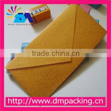 High quality gold business envelopes invitation envelopes