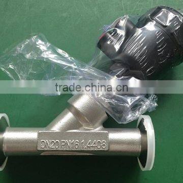 Pneumatic Angle Piston Valve Clamp End, Angle Seat Valve