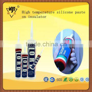 High temperature silicone paste on insulator