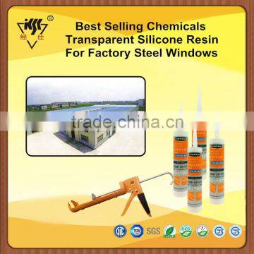 Best Selling Chemicals Transparent Silicone Resin For Factory Steel Windows