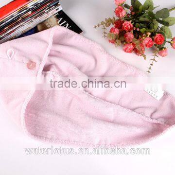 Handle Knitted Head Wrap Absorption Towel Hair Towel and Bath Wrap photo-2
