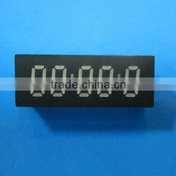 five digits 7 segment led display with oem/odm