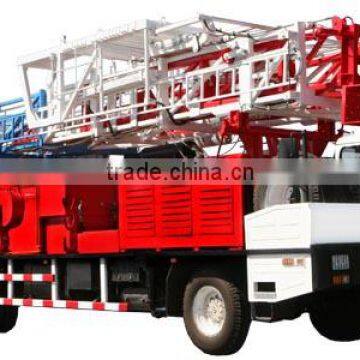 China XJ250 wokover rig for oilfield using