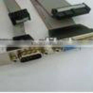 High Quality DB9M+DB25F to IDC 10P+26P With Bracket Flat Cable