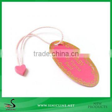 Sinicline Plastic Tag for Garment label Lock to Clothing