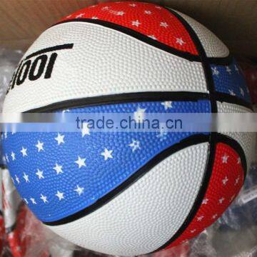 custom rubber basketball balls