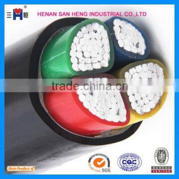 flame retarded 3*120mm+1 XLPE Insulated PVC Sheathed Power Cable 0.6/1kv round aluminum cable XHHW-2