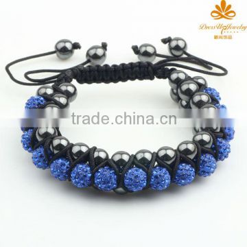 natural stone shamballa bracelet for wholesale