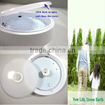 20W ceiling light with motion sensor and plastic body