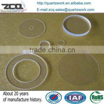 High Precision Perforated Quartz Glass Disc The Minimum Hole 0.8mm photo-2