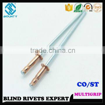 FACTORY DOME HEAD COPPER MULTI GRIP RIVETS photo-4