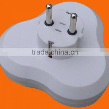 European Style 2 Round Pin AC Power Adaptor With Earth (P8035) photo-3