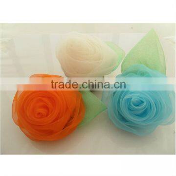 2013 New design wholesale DIY handmade chiffon flower material accessories H-20