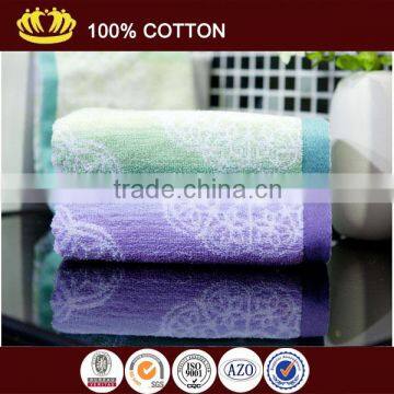 2014 summer high quality yarn dyed bright color thick face towels