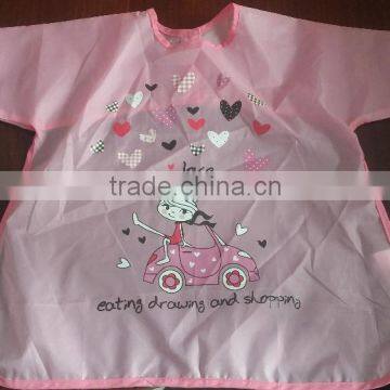 polyester Material and apron Type kids drawing apron