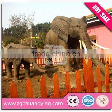 2015 Amusement Park life size simulation elephant