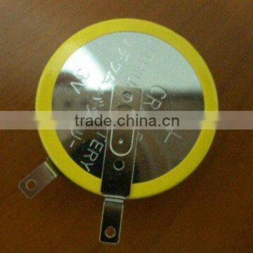 cr2030 battery button cell battery with OEM Solder tabs