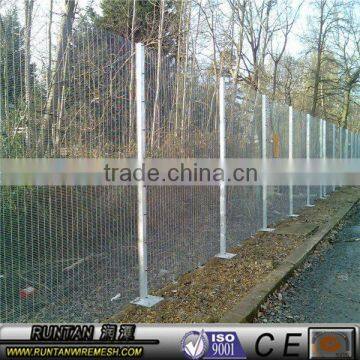 ISO9001 Anping factory hot dipped galvanized or pvc coated anti climb 358 anti climb security fence (since 1989)