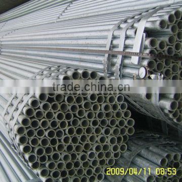 high quality galvanized mild steel pipe