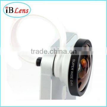 External Camera For Iphone 2015 New Factory Production Clip 0.4X Super Wide Angle Lens