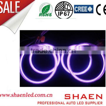 Led in car eyes motorcycle headlights color changing angel eyes