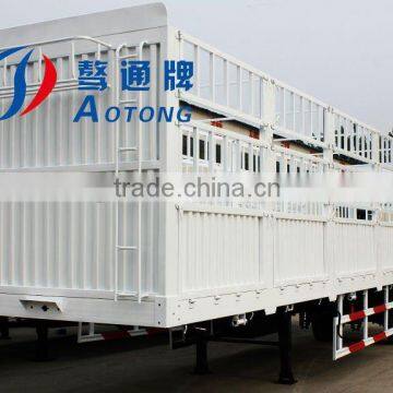 Aotong brand 60T livestock semi trailer for sale