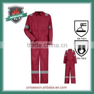 Flame retardant workwear aramid coverall for oil and gas